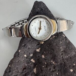 Noelle Silver and Gold Quartz Watch